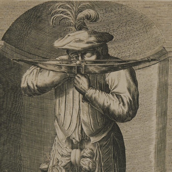 Detail des Armbrustschützen