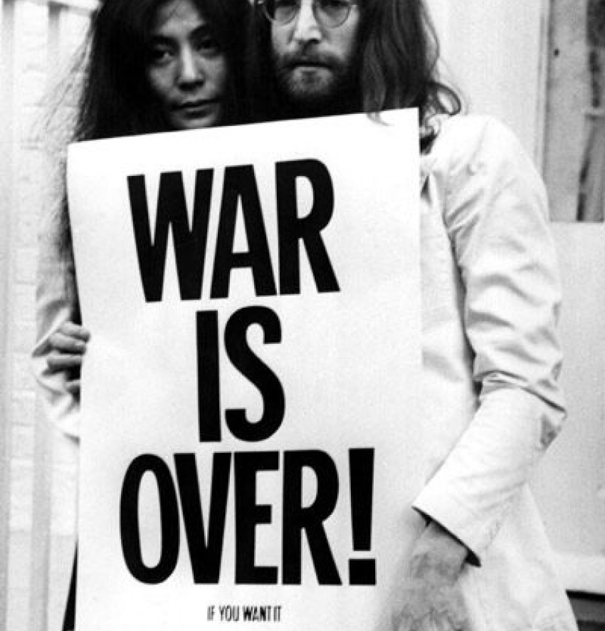 John Lennon und Yoko Ono